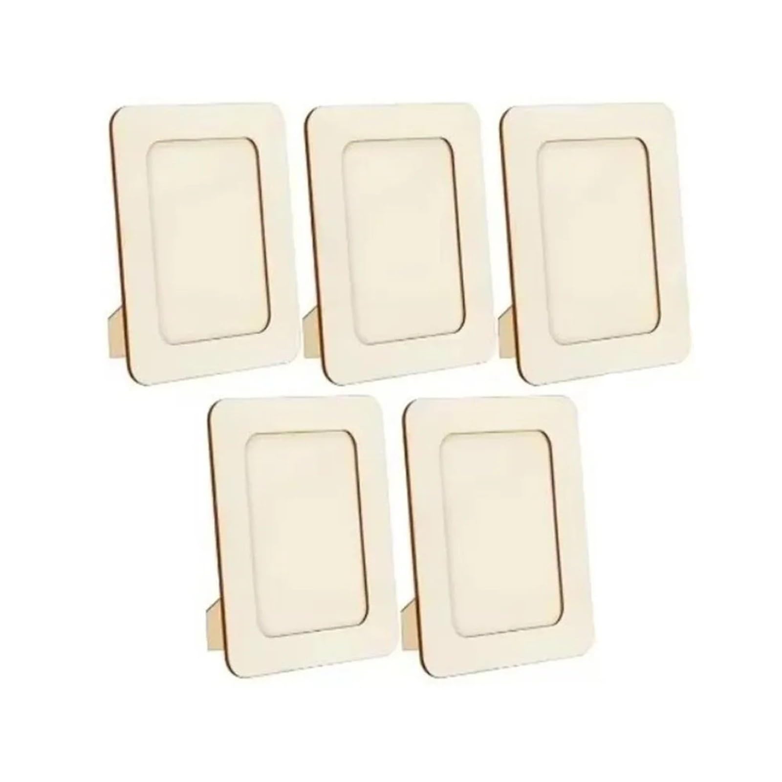 2/5 Pezzi Cornice For Foto In Legno Materiale