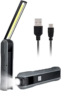 LUXNOVAQ 30W USB Rechargeable UV Light, 365n UV Flashlight, High Power Black Light Flashlight