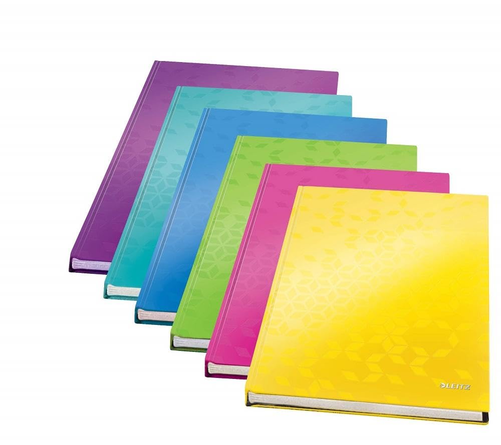 Leitz WOW Notebook A5 Lined, Hardcover, 160 Pages, 80 Sheets of FSC-Certified Paper (80 g/m²), Laminated Cover - Image 3