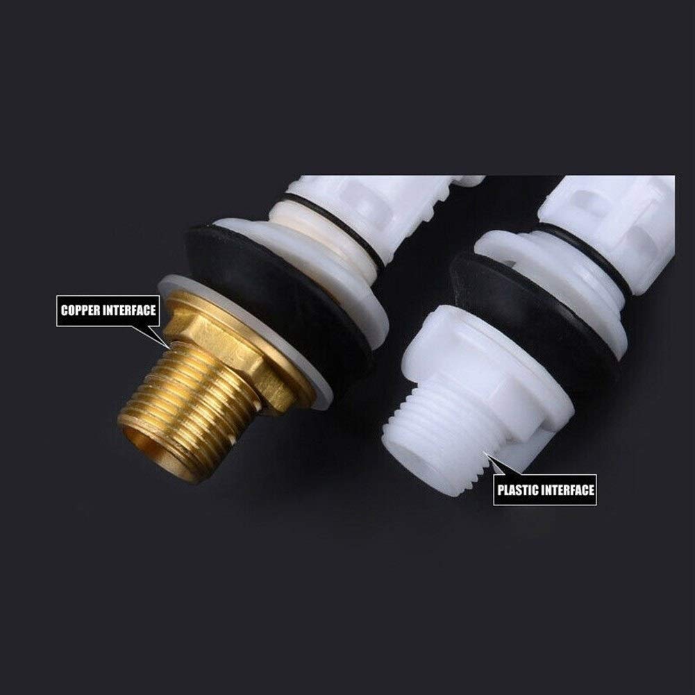 DOLUNTO Cuarto de baño WC vástago de Entrada de la Herramienta de flotación Ajustable Push Button Descarga de Agua Embedded botón de la válvula del Tanque de plástico higiénico de Cobre