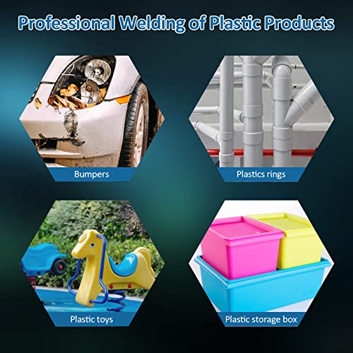 Weytoll Conjunto de ferramentas de reparo de rachaduras de painel portátil para máquina de solda de