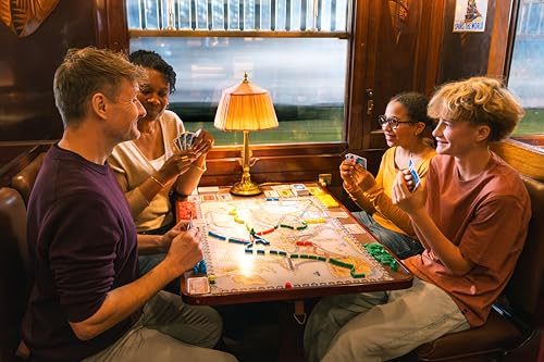 Image of Asmodee Ticket to Ride Europe Board Game - Embark on a Railway Adventure Across the Continent! Fun Family Strategy Game for Kids & Adults, Ages 8+, 2-5 Players, 30-60 Min Playtime