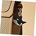PartyKindom Plush Whale Keychain Hanging Bag Pendant Soft Stuffed Whale Plush Keychain Cute Ocean Animal Charm with PP Cotton Material