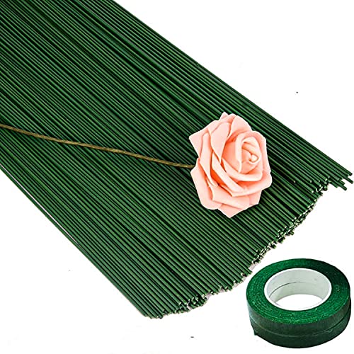 Florist Wire Green Florists Thick Stub Stem Floristry Cut Wire Floral Plant Stakes 16"