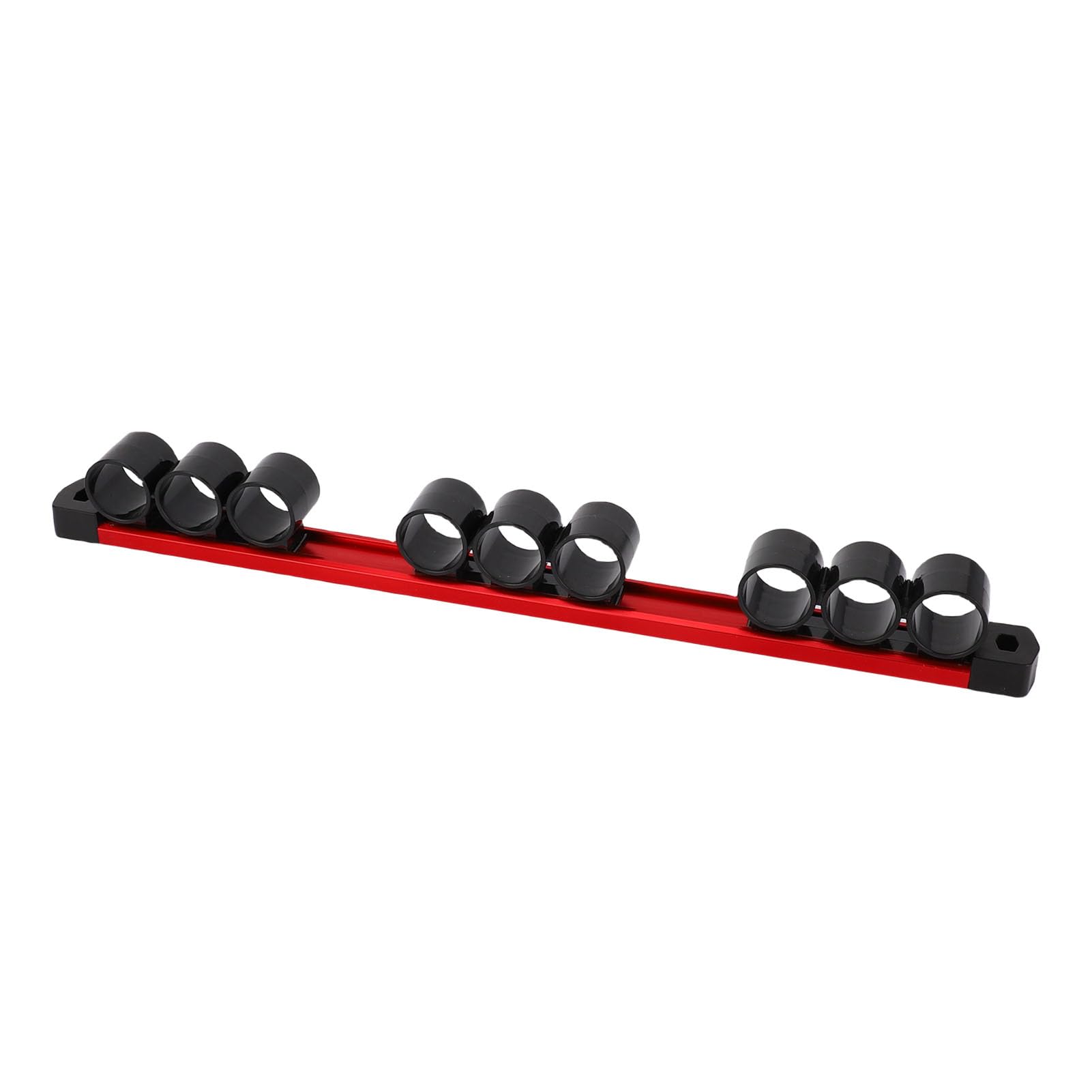 Rail de support de clé et tournevis à 9 fentes SEAFRONT avec clips en PP ajustables pour mur