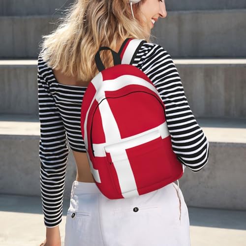Sac à dos infirmière grand volume et robuste motif Danemark - 7
