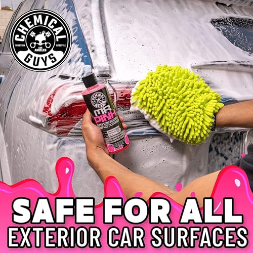 Image of Chemical Guys Mr. Pink Car Wash Soap - 16 oz Super Suds Foaming Car Wash Soap for Cannon, Blaster, or Bucket Washing - pH Balanced, Safe on Wax, Sealant, Ceramic, and Clear Coat Finishes