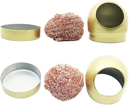 Miniatura 7 de Limpiador de puntas de soldador, 3 piezas de limpiador de soldadura antideslizante y 1 soporte para estuche, se utiliza para limpiar la punta del