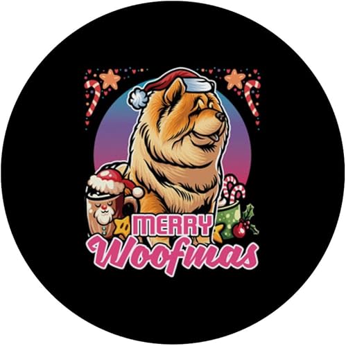 Miniatura 3 de Chow Chow Santa Claus Coffee Mug Merry Christmas Dogs PopSockets Standard PopGrip