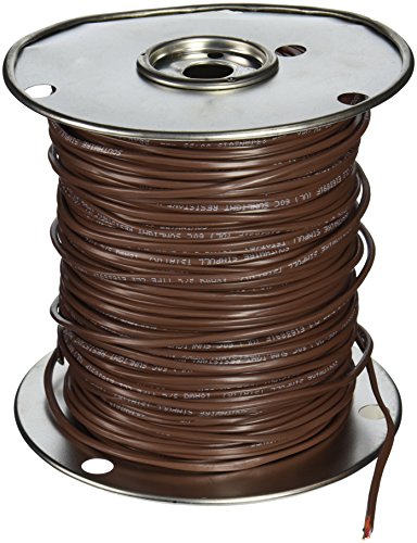 Southwire 64168845 18/3 500-Feet 3 Conductor Thermostat Wire, 18-Gauge Solid Copper Class 2 Power-Limited Circuit Cable, Brown
