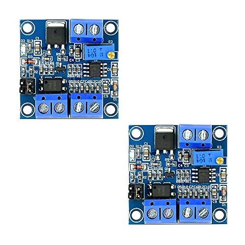 WSDMAVIS 2Pcs PWM to Voltage Module 0% -100% PWM Converted to 0-10V Voltage Digital Analog Signal Converter for PLC Signal Interface Switching Cover