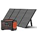 Produktbild Notstromaggregat solar,600W Tragbare Powerstation mit 100W Solarpanel,230V mobile solaranlage komplettset,mobile Stromversorgung mit LCD Anzeige für Urlaub auf dem Outdoor Abenteuer & Notfälle