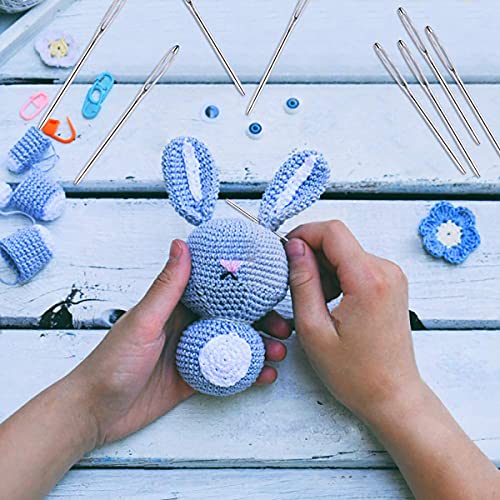 Set di 12 aghi da cucito con punta arrotondata