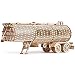 Wood Trick Fuel Tank Trailer Addition for Big Rig Truck, Petrol Trailer for Semi Truck - 3D Wooden Puzzle, ECO Wooden Toys, Best DIY Toy - STEM Toys for Boys and Girls