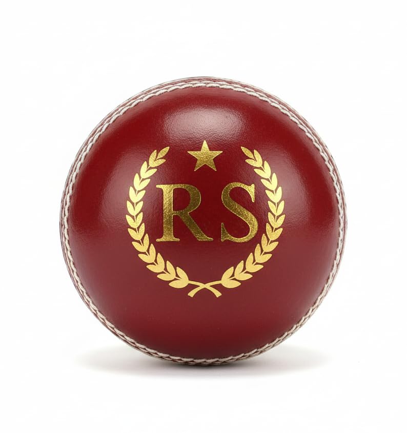 RS Premium Leather Cricket Balls (Pack of 6) | 3-Piece Hand-Stitched Red Ball | Official Size & 150g Per Ball for Match, Club & Practice-image-44