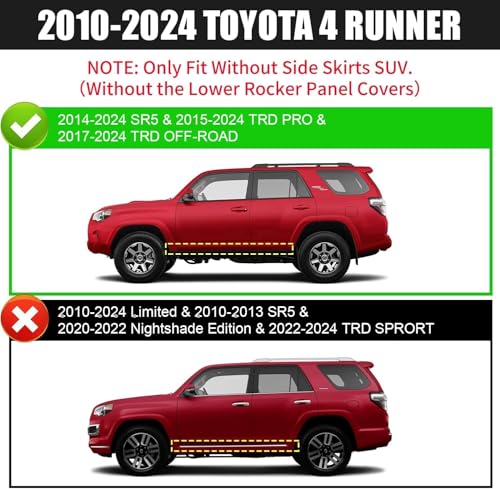Estribos laterales SMANOW para Toyota 4Runner 2010-2024 miniatura 3
