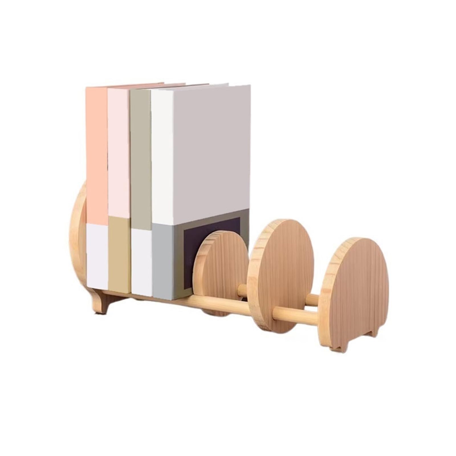 Lizhuzhuzs28 Bookcase Shelf Adjustable Creativity Desktop Small Bookshelf Wooden Simple Home Office Storage Rack Bookshelf Display