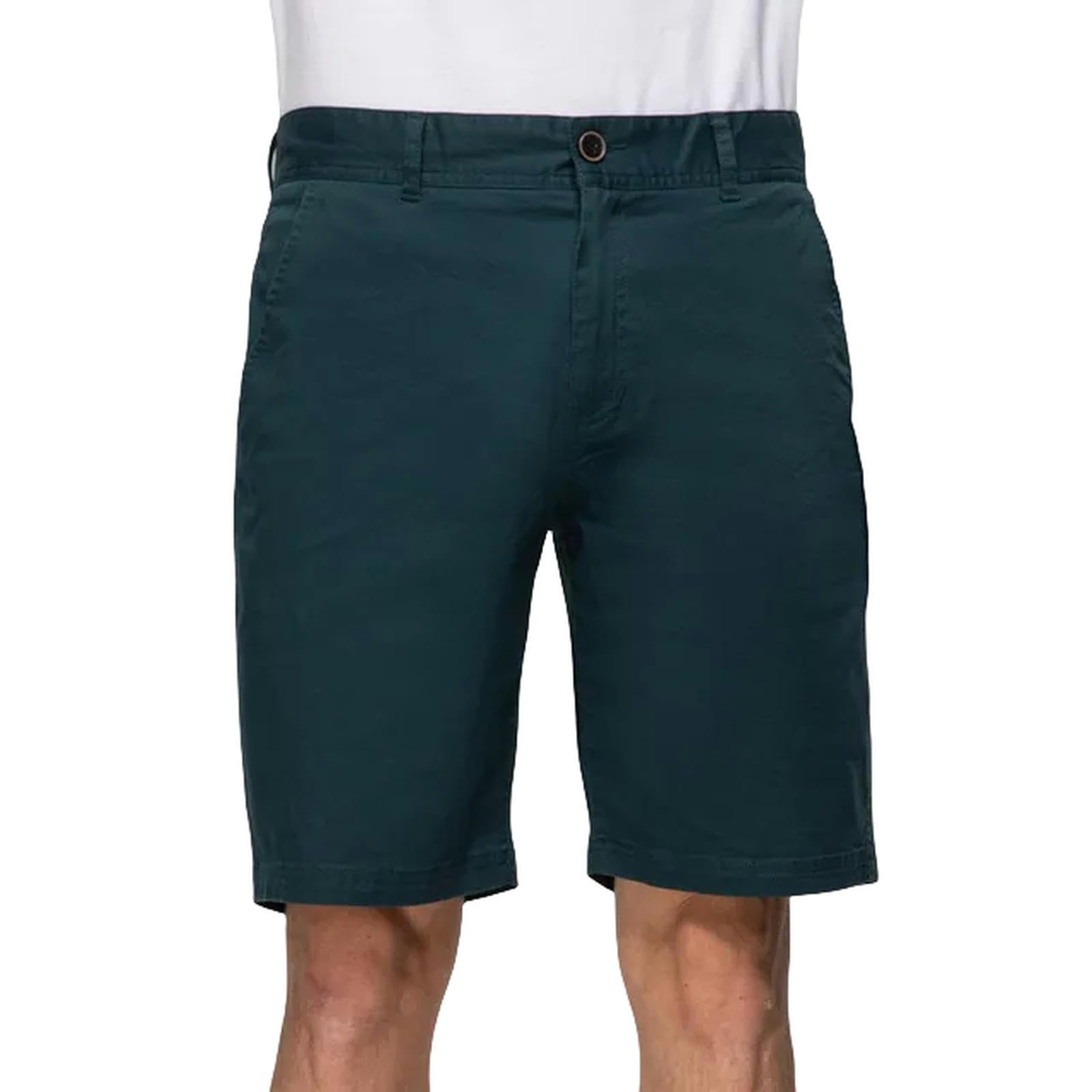 Męskie szorty męskie bawełniane szorty jednolite slim fit 18 cm wygodne rozciągliwe krótkie spodenki do pracy w golfa