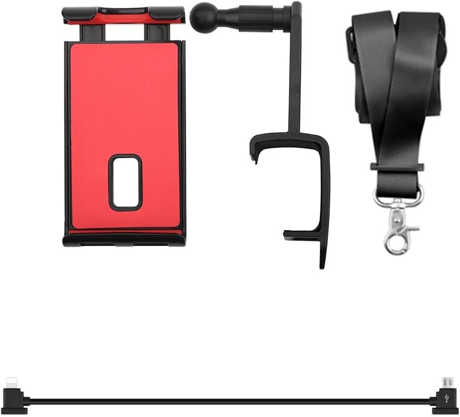 Drone toy accessories for D Mavic MINI Pro D Mavic Air Spark Remote Control Holder Phone Tablet Front Bracket Holder Parts Mount Clip for Pad(Light yellow)
