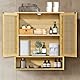 unho Hängeschränke fürs Bad, Badezimmerschrank Wandmontage, Wandschrank mit 2 Türen, Modern Design