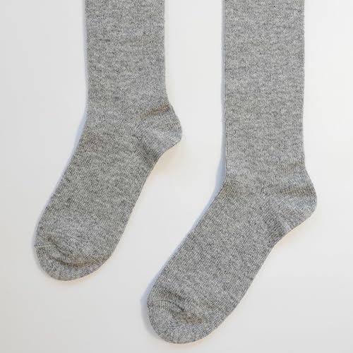 State Cashmere Unisex 100% Pure Cashmere Knee High Ribbed Cuff Socks3