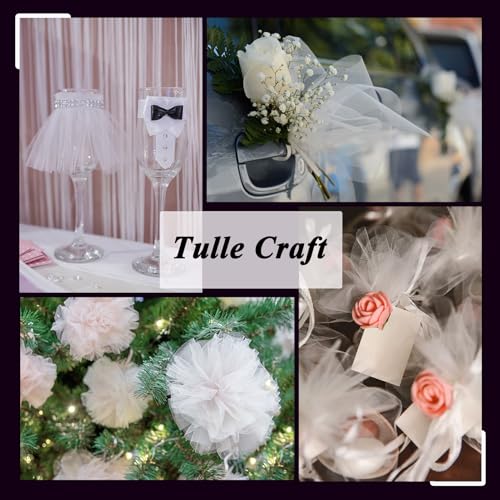 Image of Olive Green Tulle Fabric Roll 6 Inch x 100 Yards Tulle Ribbon