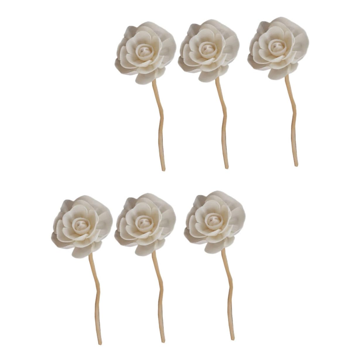 Bâtonnets Diffuseurs en Rotin Fleur 6 Pièces pour Huile Essentielle