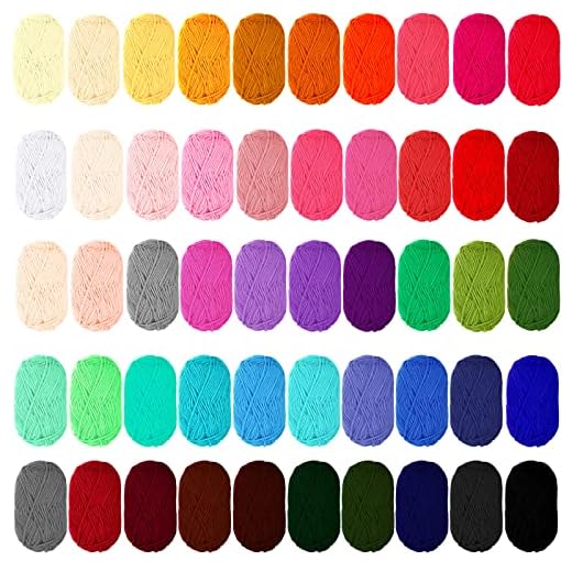 How to make a pom pom luggage tag Vibrant 50 Roll Acrylic Yarn Bundle