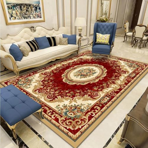 Tapis traditionnel à poils ras idéal pour réchauffer la chambre