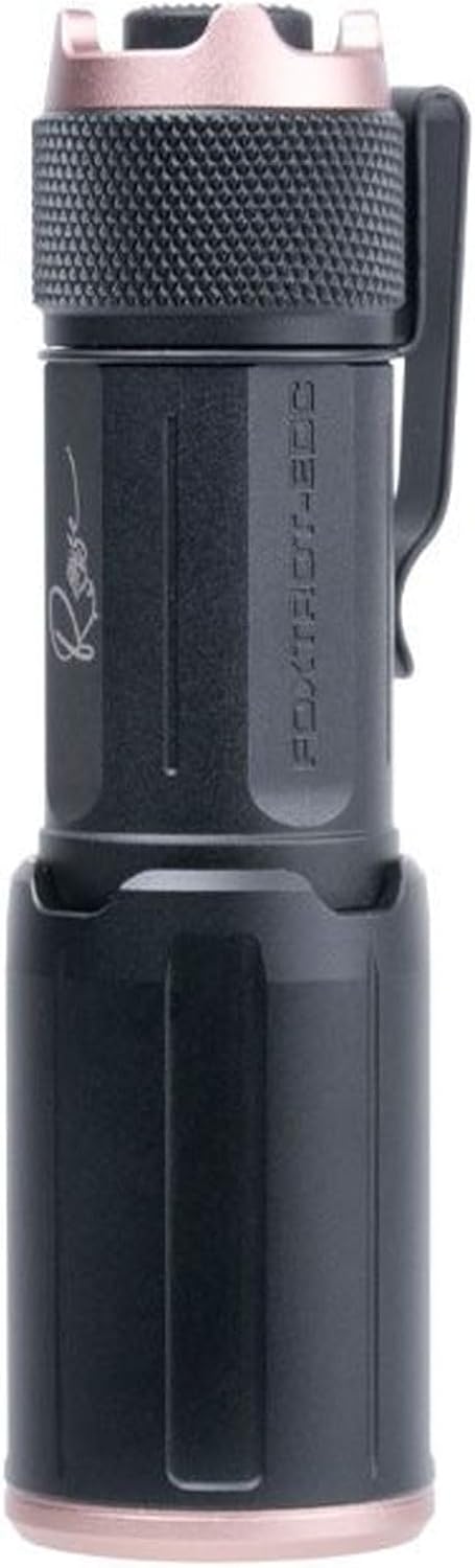 Sig Sauer Foxtrot-EDC 1350 Lumens Durable Waterproof Tactical Handheld Flashlight with Metal Deep Carry Pocket Clip, Compact Rose