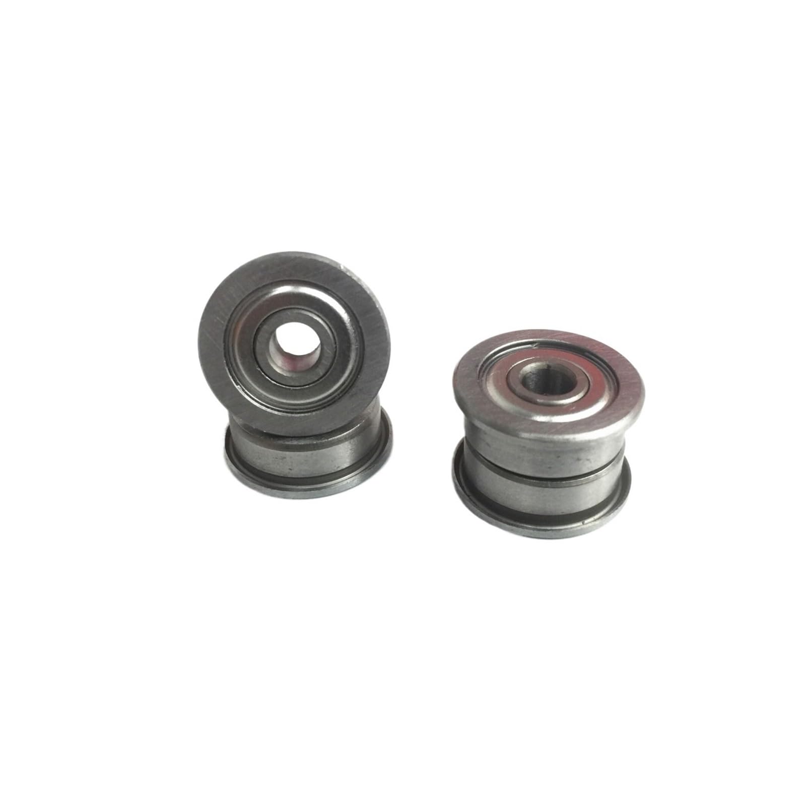 NOBIRTBSA 10 Pieces F627ZZ Flange Bearing 7x22x7 mm ABEC-1 Flange F627 Z ZZ Ball Bearing