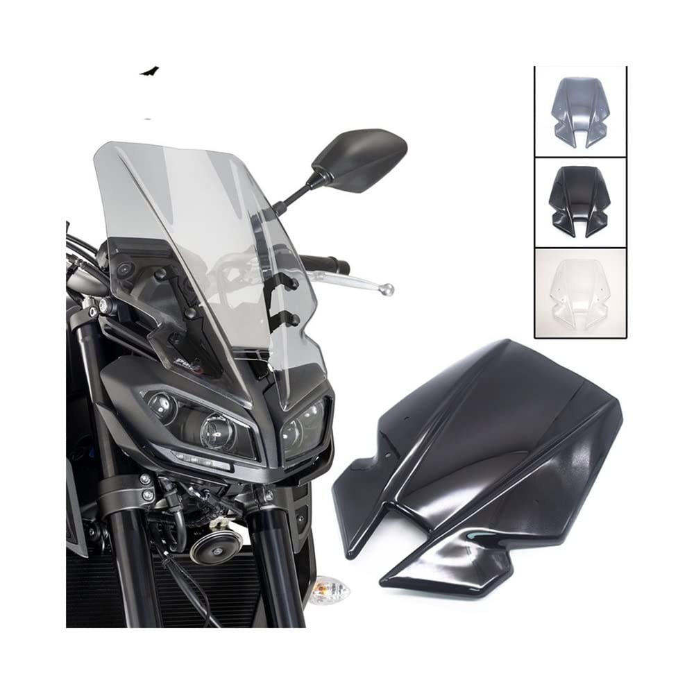 Deflettore Parabrezza Per Yamaha MT09 – Compatibile 2017-2020, Colori Nero/Fumo/Trasparente