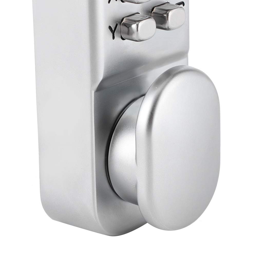 Chrees Lucchetto Codificato Senza Chiave Lucchetto a Combinazione Meccanica Intelligente Resistente All'acqua per la Sicurezza Domestica Password a 11 Cifre Facile Installazione per Cancelli Esterni