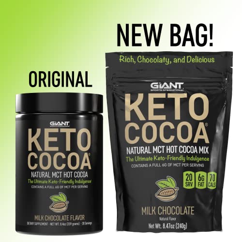 Giant Sports International 711583543074 Keto Cocoa | Delicious Sugar Free Instant Hot Chocolate Mix With 6G Of Mcts For Ketogenic Diet Low Carb Lifestyle thumb #4