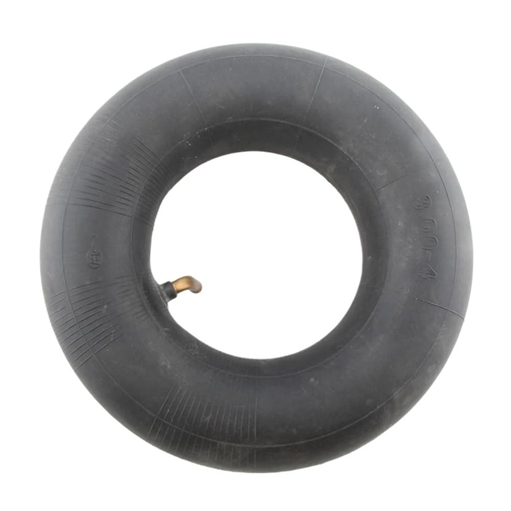 Camera d'aria per monopattino elettrico 3.00-4 in gomma nera, stelo valvola piegato per camera d'aria per monopattino elettrico 3.00-4