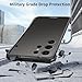 Hiooloon for Galaxy S26 Ultra Metal Bumper Case Frameless, Slim Fit No Back No Frame Backless Aluminum Alloy Bumper 4 Corners Shockproof Wireless Charging Compatible Heavy Duty (Black)