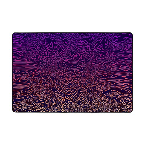 Tapis velours épais violet corail qui ne perd pas ses poils
