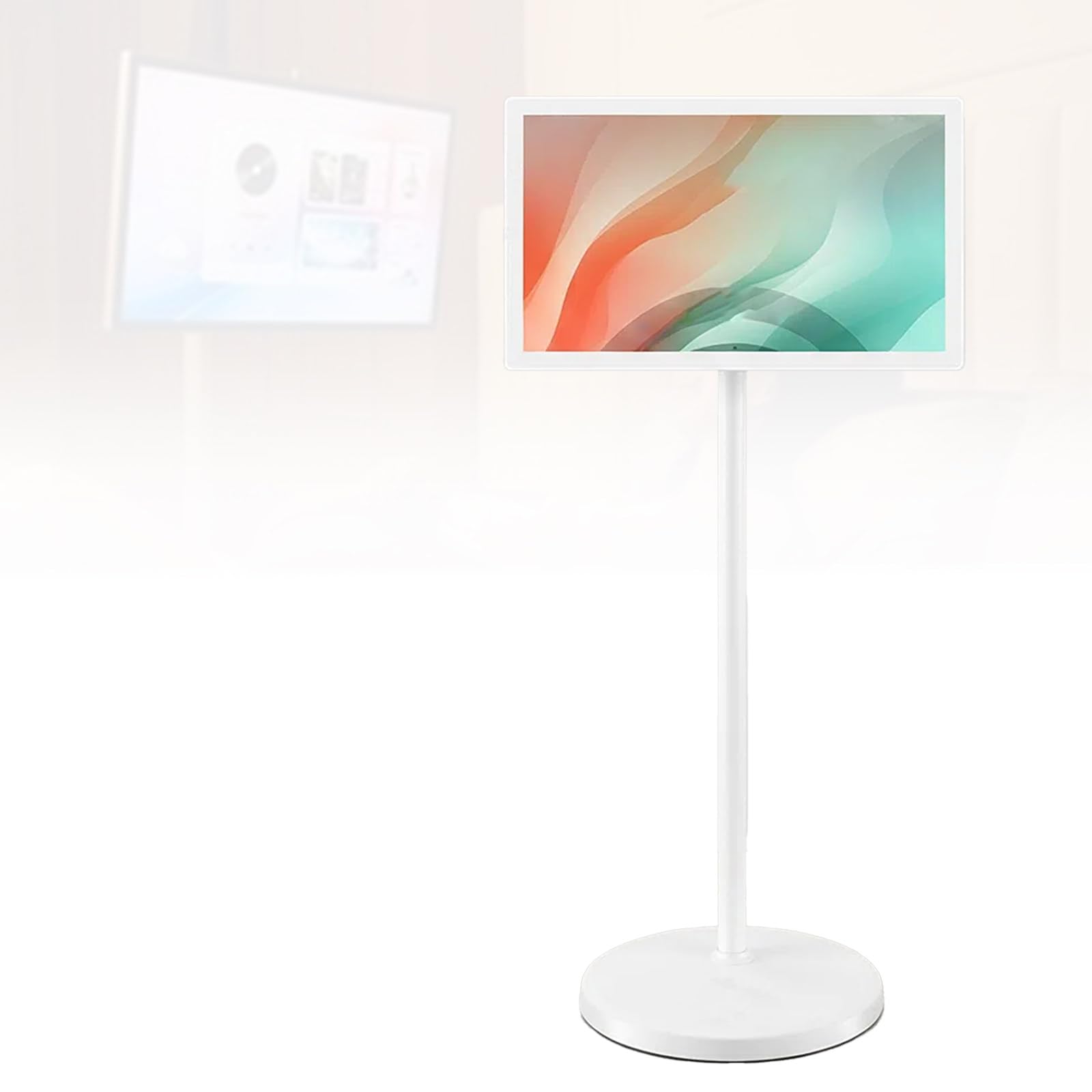 Monitor touchscreen, TV portatile da 21,5 pollici, risoluzione 1080p, Android 13, batteria integrata da 7800 mAh, rotazione girevole, 4 GB di RAM, 64 GB di memoria