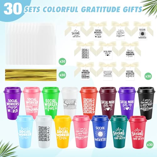 Gobelet plastique avec couvercle et paille de 473g réutilisable - 3