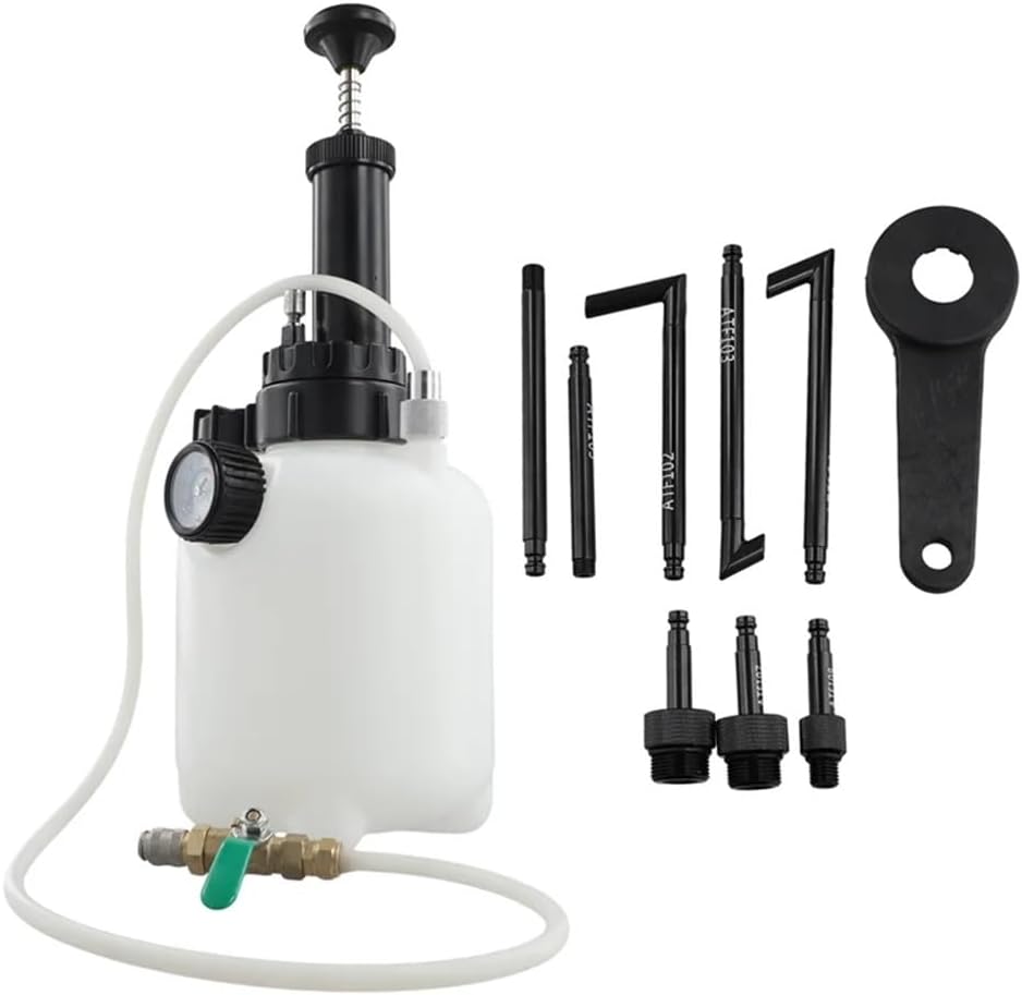 Suitable for manual transmission fluid filling system automatic transmission 3L brake fluid bottle with adapter (A) Replacement accessories