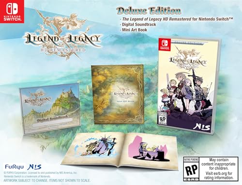 The Legend of Legacy HD Remastered: Deluxe Edition – Nintendo Switch