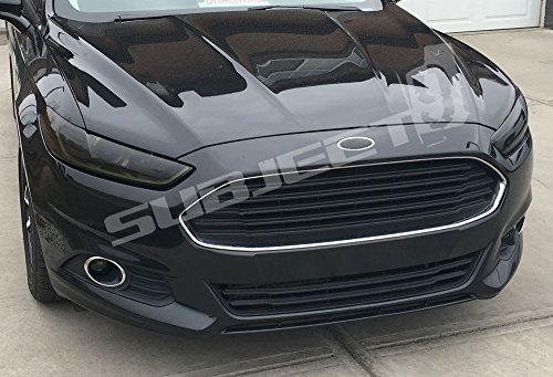 QHCP Smoked Black Tail Lamp Cover 6Pcs Tail Light Lamp Protector Decorate Shell Fit for Ford Mustang 2018 2019 2020