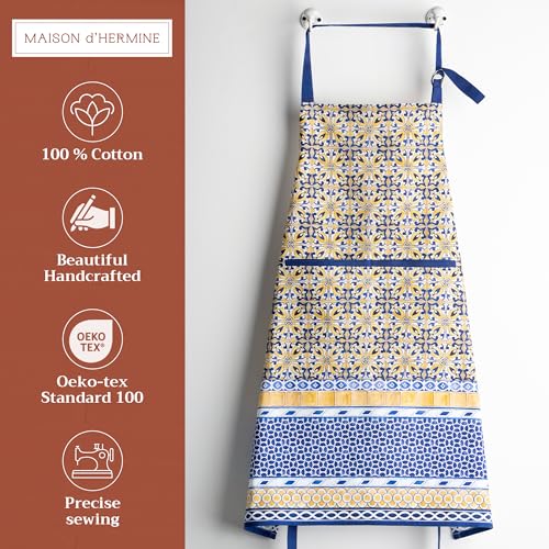 Maison d'Hermine Schürze, 100% Baumwolle (70 cm x 80 cm, 1er-Set) – Ansicht 2