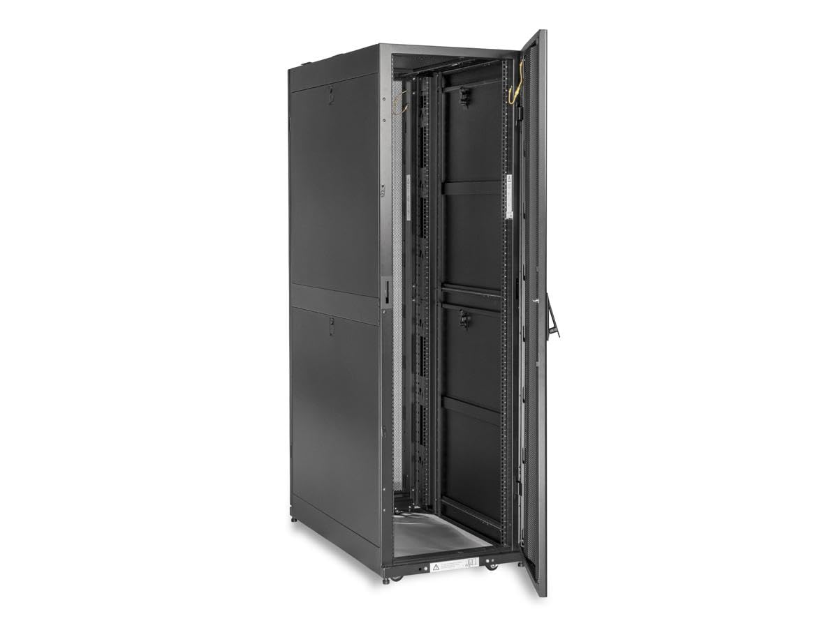 Rocstor Y10E007-B1 Solidrack R3100 Rack 42u Enclosure With Sides-assembled -blk