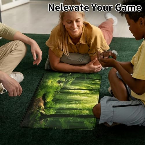 Image of Card Mat for MTG & TCG Playmat,Green Forest