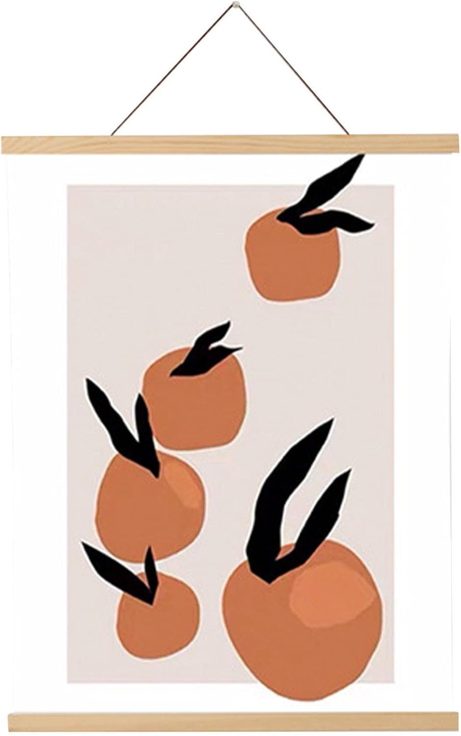 Gusengo Poster Hanger Frame Vintage Poster Hanger Set Stretched Canvas Picture Oil