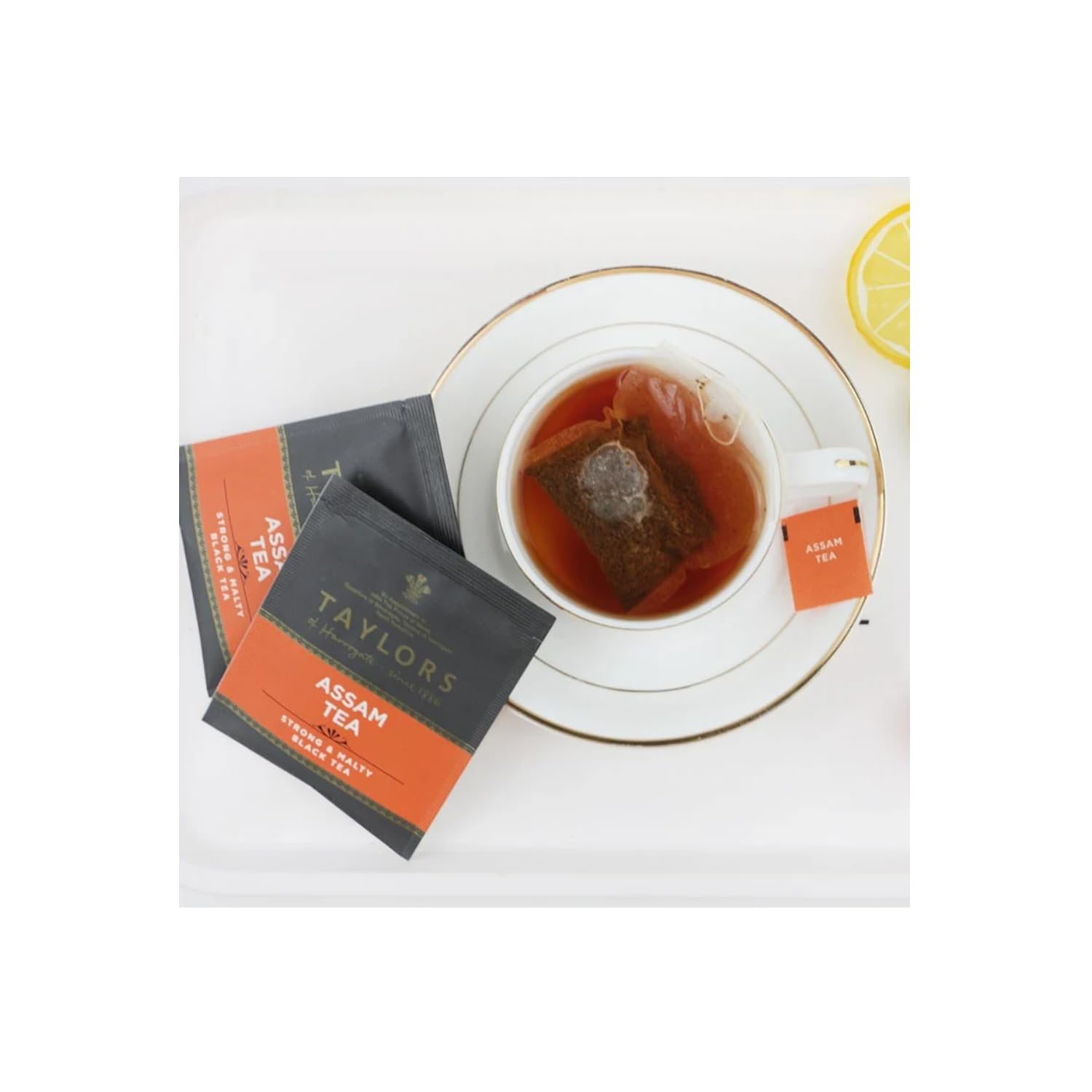 Taylors® | Tè Nero Assam Forte & Maltato - 6 x 20 Bustine (300 Gr) - Bustine Tè Nero Incartate Singole