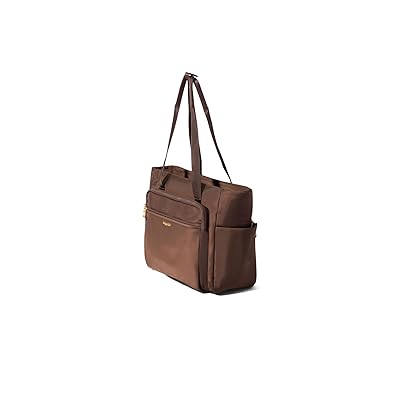 Baggallini Nolita Laptop Tote Tote Handbags Ganache Twill, Nylon