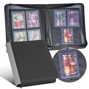 PREZA Toploader Binder 112 Karten Schwarz