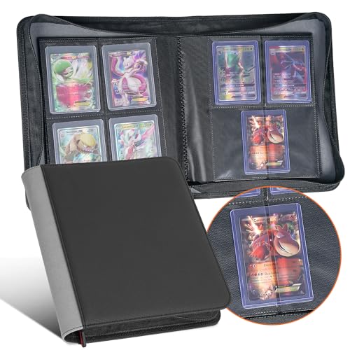 PREZA Toploader Binder 112 Karten Schwarz